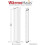 WarmeHaus (1800 x 410mm Single) Warmehaus Flat Panel Horizontal Vertical Radiator with Angled Valves 5