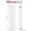 WarmeHaus (1800 x 546mm Single) Warmehaus Flat Panel Horizontal Vertical Radiator with Angled Valves 5