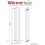 WarmeHaus (1600 x 410mm Single) Warmehaus Flat Panel Horizontal Vertical Radiator with Angled Valves 5