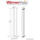 WarmeHaus (1600 x 274mm Double) Warmehaus Flat Panel Horizontal Vertical Radiator with Angled Valves 5