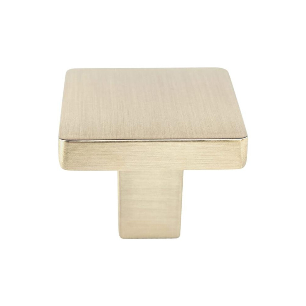 Contemporary Advantage One Champagne Square Knob 745704228175