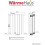 WarmeHaus (600 x 410mm Double) Warmehaus Flat Panel Horizontal Vertical Radiator with Angled Valves 5