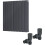 WarmeHaus (600 x 614mm Double) Warmehaus Flat Panel Horizontal Vertical Radiator with Angled Valves 1