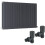 WarmeHaus (600 x 1022mm Double) Warmehaus Flat Panel Horizontal Vertical Radiator with Angled Valves 1