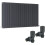 WarmeHaus (600 x 1158mm Double) Warmehaus Flat Panel Horizontal Vertical Radiator with Angled Valves 1