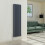 WarmeHaus (1600 x 410mm Double) Warmehaus Flat Panel Horizontal Vertical Radiator with Angled Valves 2