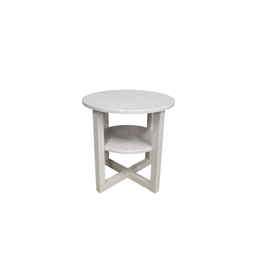 Small White Side Lamp Plant Coffee Table, Hallway Room Furniture Living Room G-0526