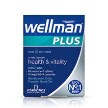 Vitabiotics Wellman Plus Omega 56 Tablets/Capsules