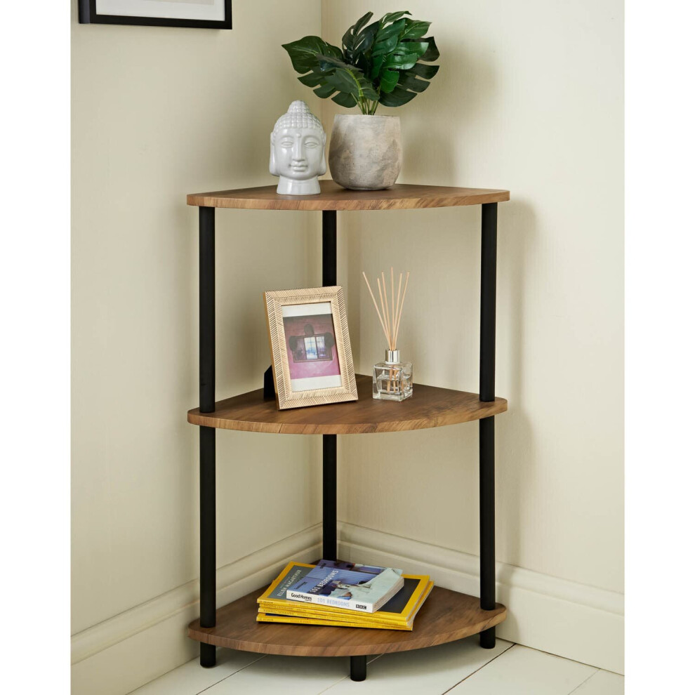 3 Tier Unit Free Standing Organizer Rack Storage Shelves Bookcases G-0511
