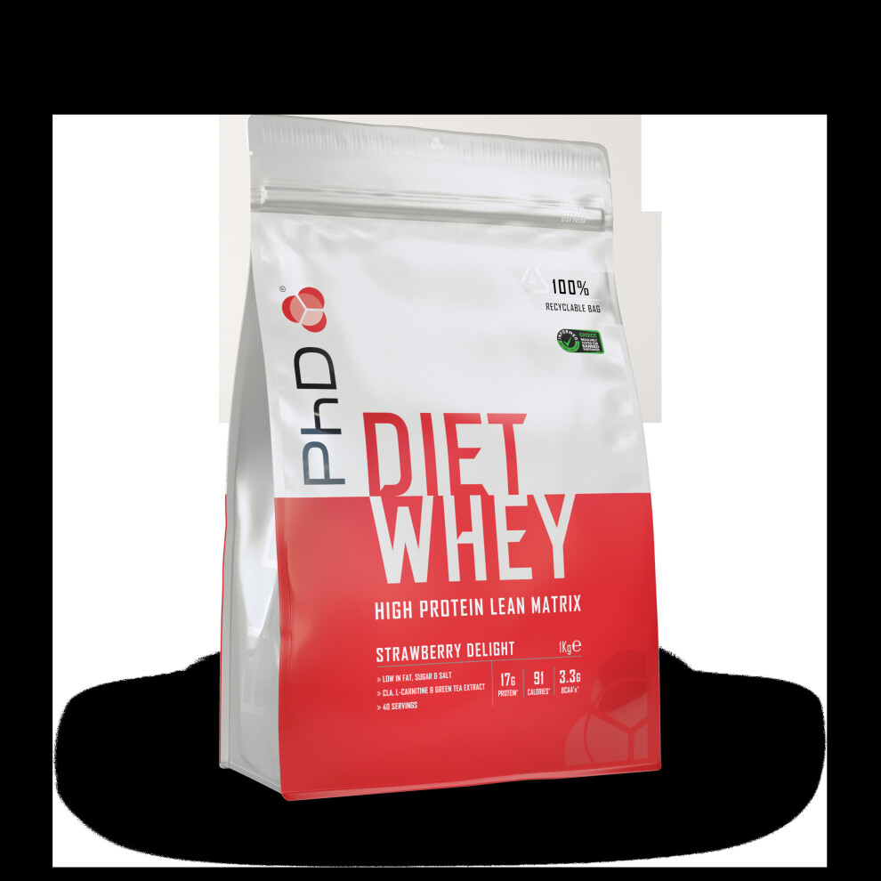 Phd Nutrition Orange (Strawberry Delight, 1 Kg) Diet Whey Slimming Weight Loss Meal Replacement Protein Shake