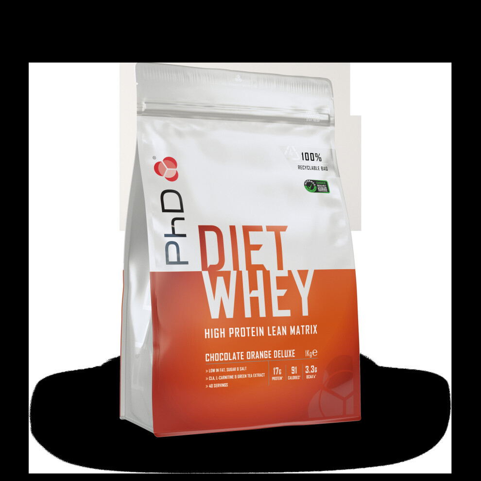Phd Nutrition Orange (Chocolate 1 Kg) Diet Whey Slimming Weight Loss Meal Replacement Protein Shake