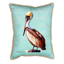 16 x 20 in. Pelican Teal Large Indoor & Outdoor Pillow