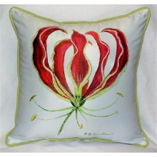 Red Lily Art Only Pillow 18''x18''