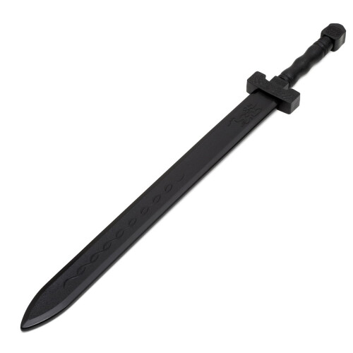 PLAYWELL BLACK POLYPROPYLENE FULL CONTACT ROMAN GLADIATOR SWORD - V3