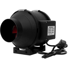 NEW-OPENED BOX Sunstream 4 Inch 190 CFM Plastic Inline Duct Fan For Vents Grow Tents Basements