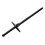 PLAYWELL BLACK POLYPROPYLENE FULL CONTACT MEDIEVAL SWORD 1