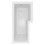1600mm L Shaped RH Shower Bath Bathtub Screen Front Side Panel Acrylic Bathroom 5