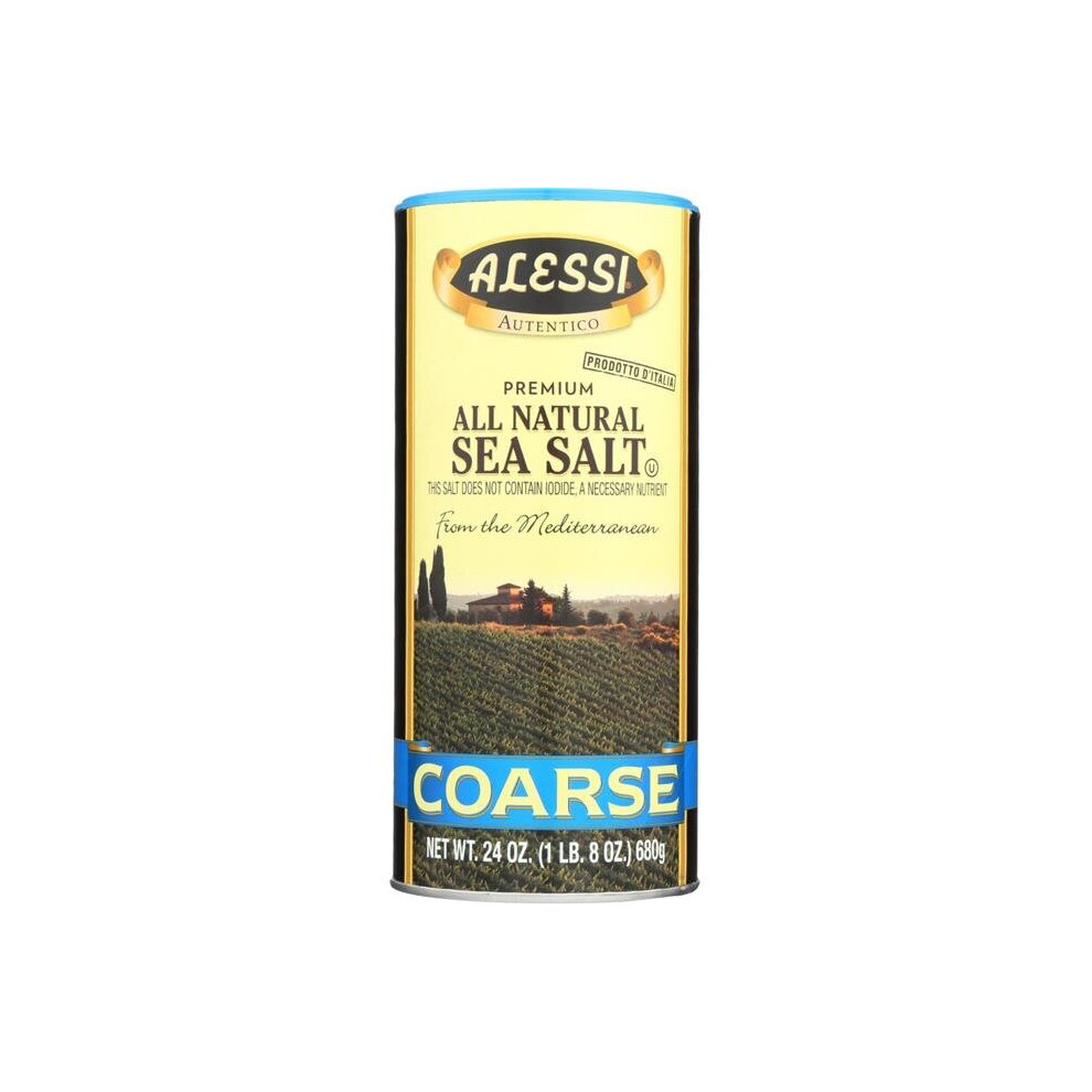 Alessi KHFM00030783 24 oz Premium All Natural Coarse Sea Salt