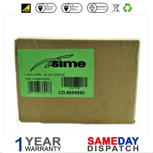 Sime 45 Degree Flue Bend 8095950