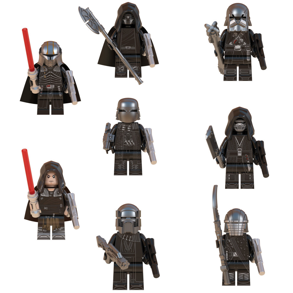 Bonxaif (8Pcs-B) 16Pcs Star Wars Knight Stormtroopers Minifigures Toys Fit Lego Dark