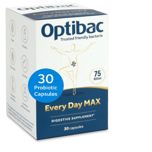 Optibac Probiotics Every Day MAX Advanced Vegan Digestive 30 Capsules 1