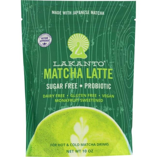 Λάκαντο, Matcha Latte, Monkfruit Sweetened, 10 oz (283 g)