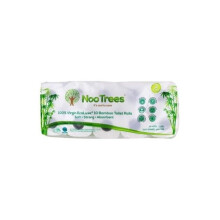 NooTrees Toiletpapier, Boomvrij, Biologisch Afbreekbaar, Duurzaam, 3-laags, 220 Vellen, 12 Rollen, 4-Pak (48 Rol