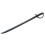 PLAYWELL BLACK POLYPROPYLENE SABER SWORD 1