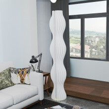 (Height(170cm)) Decorative Art Tall Standing Floor Lamp with 3 Color Light