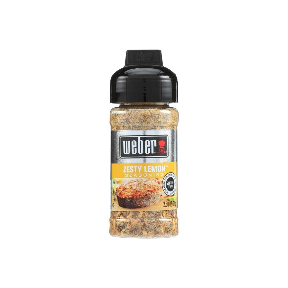 Weber KHRM00210704 2.5 oz Zesty Lemon Grill Seasoning