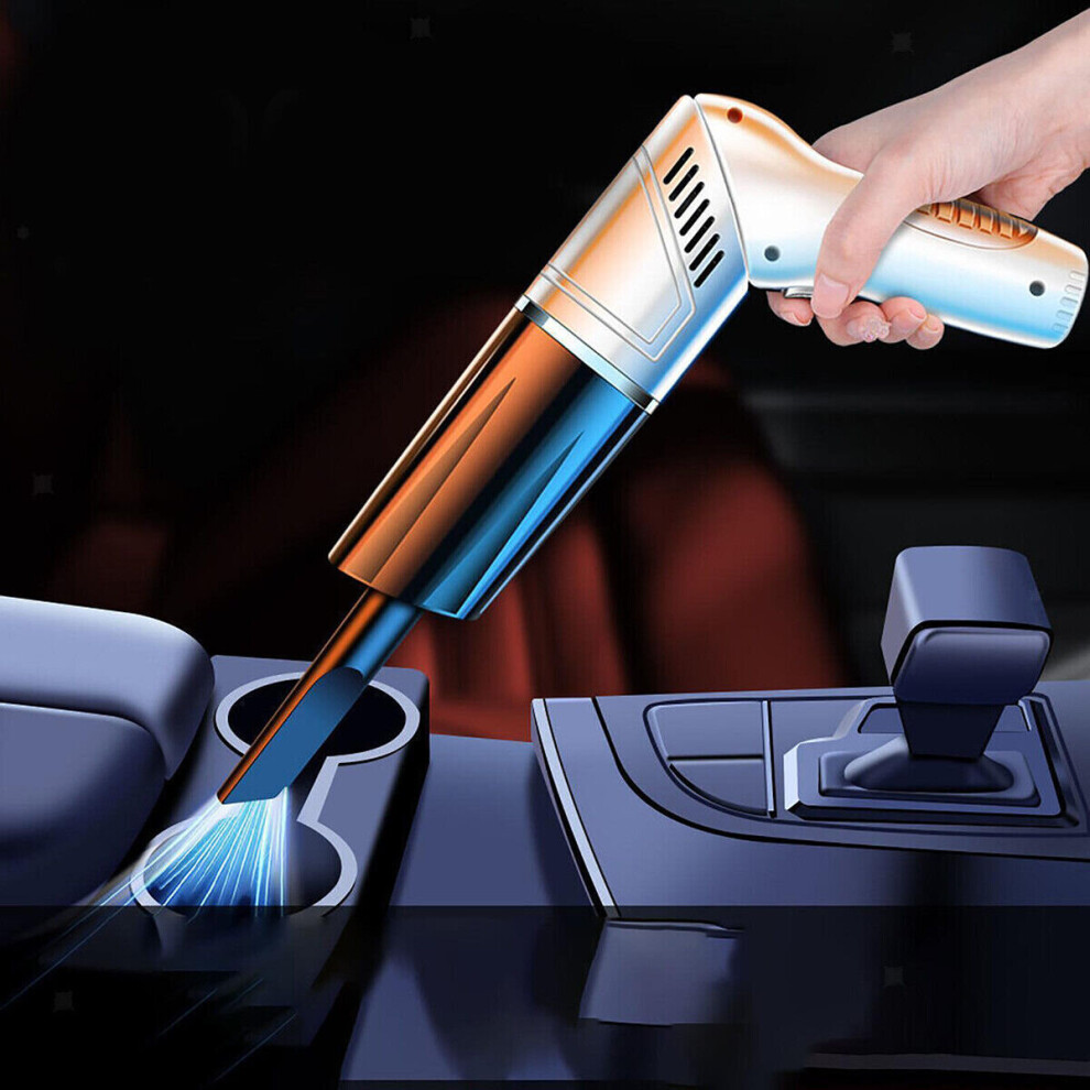 Powerful Car Vacuum Cleaner Wet / Dry Cordless Strong Suction Cleaning