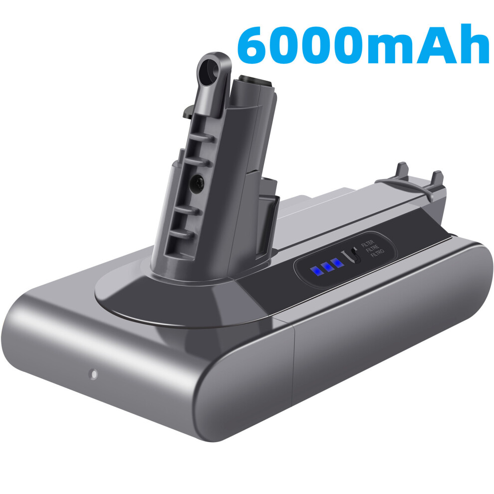 Futurebatt (1Pcs) 6000Mah 25.2V Lithium Battery For Dyson V10 Sv12 Animal Absolute Motorhead Fluffy Handheld Vacuum