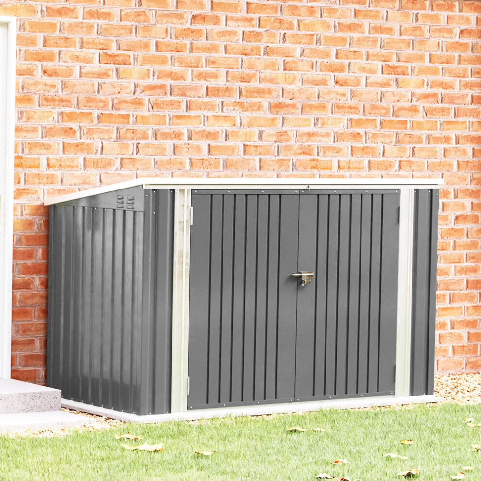 Heavy Duty Steel Bicycle Storage Shed