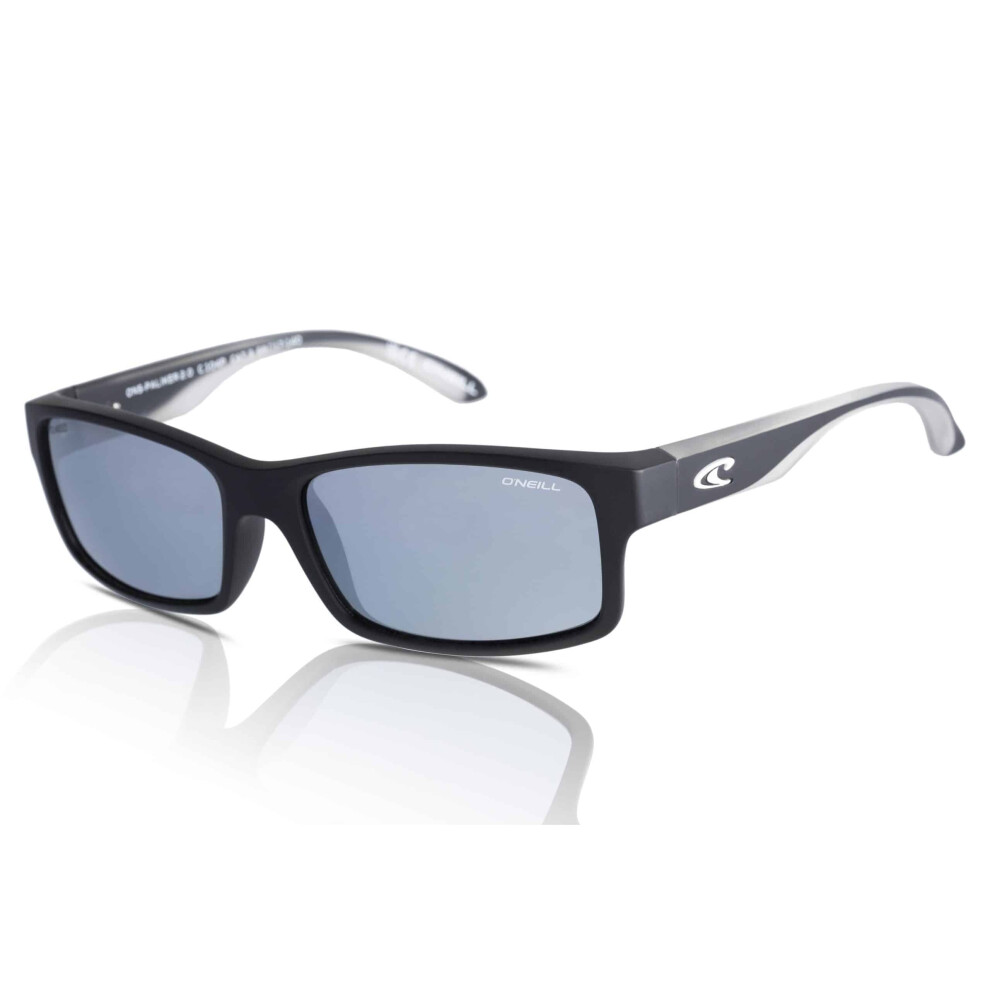 O'Neill Sunglasses Paliker 2.0 104P Matte Black/Smoke with Silver Flash