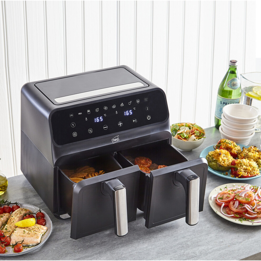 (8.5L WITH DUAL DRAWER) Neo Black Electric Digital Air Fryer