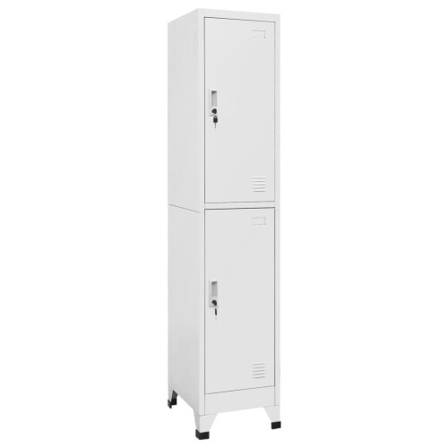 VidaXL vidaXL Schließfachschrank mit 2 Fächern 38x45x180 cm