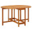 VidaXL vidaXL Outdoor Oval Drop Leaf Table Garden Breakfast Dining Table Acacia Wood 1