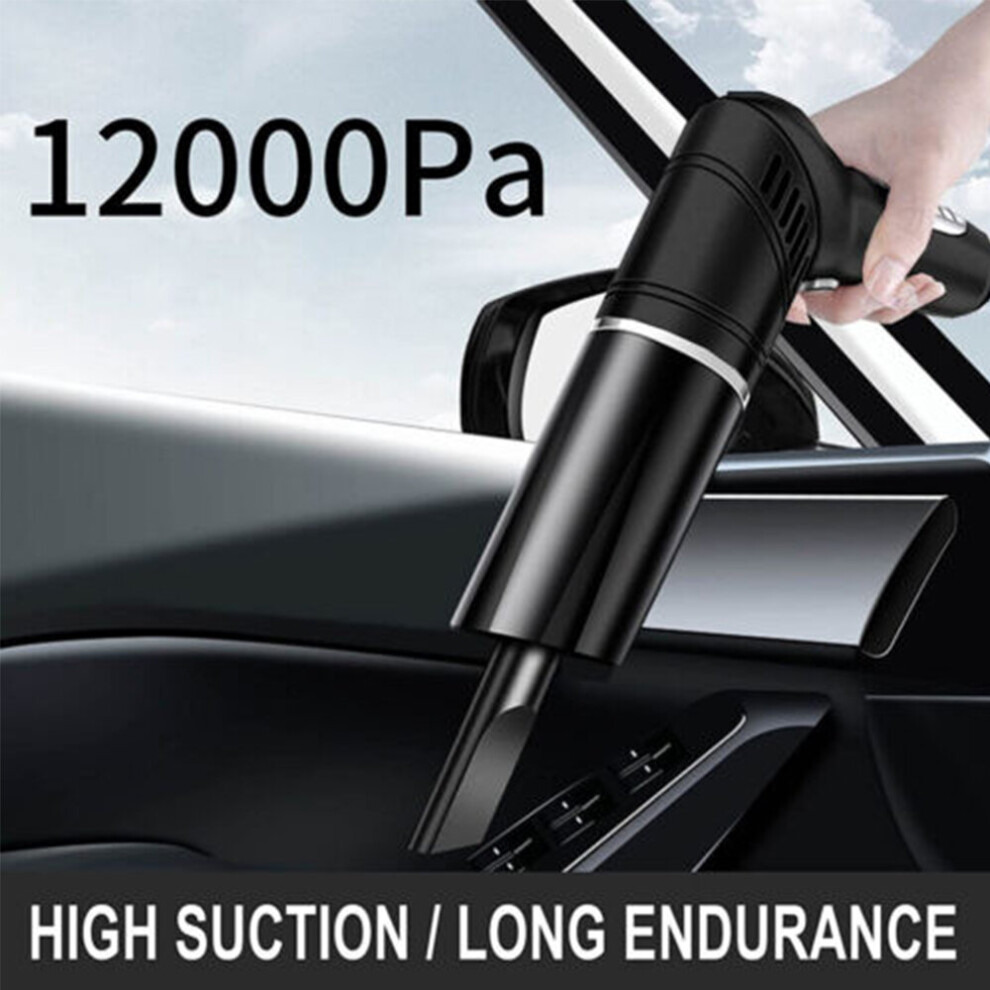 Powerful Car Vacuum Cleaner Wet/Dry Cordless Strong Suction Handheld