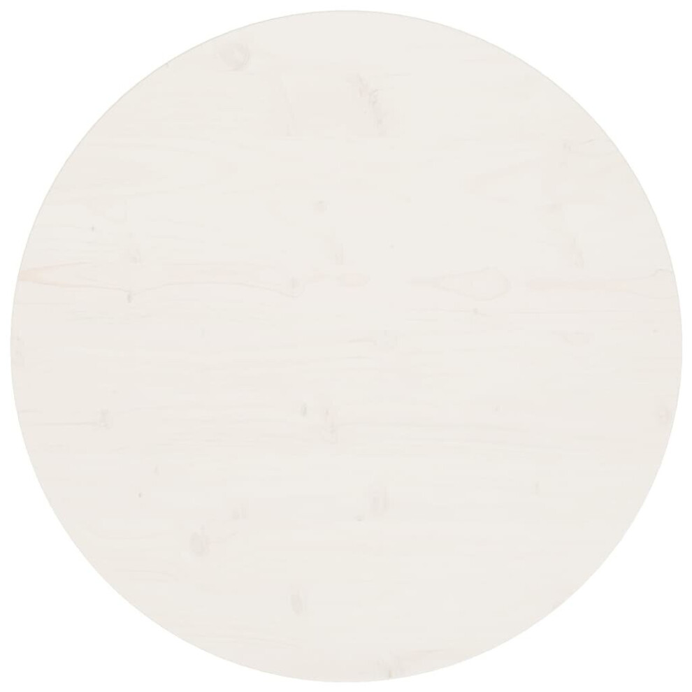 (white, ? 70 x 2.5 cm) vidaXL Solid Wood Pine Table Top Replacement Table Top Multi Colours/Sizes