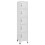 VidaXL vidaXL Locker Cabinet Light Grey 40 cm Steel Storage Office Cabinet Furniture 1