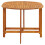 VidaXL vidaXL Outdoor Oval Drop Leaf Table Garden Breakfast Dining Table Acacia Wood 4
