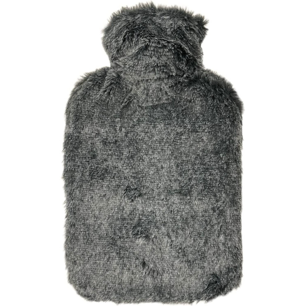Caprican 2L Hot Water Bottle Natural Rubber Warm & Cozy Pain Relief Heat Aching