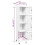 VidaXL vidaXL Locker Cabinet White 45 cm Steel Storage Home Office Cabinet Furniture 2