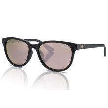 Superdry Lizzie Women's Sunglasses 191 Matte Black/Pink Mirror