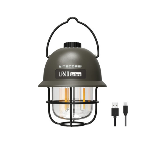 Nitecore LR40 ( Green ) USB Charge 100 Lumens Camping Light
