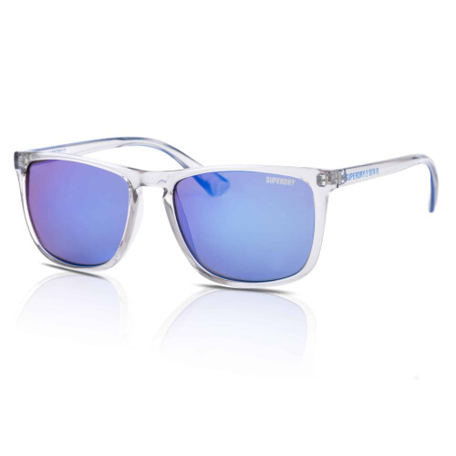 Superdry Superdry Sunglasses Shockwave 153 Crystal Blue/Blue Mirror