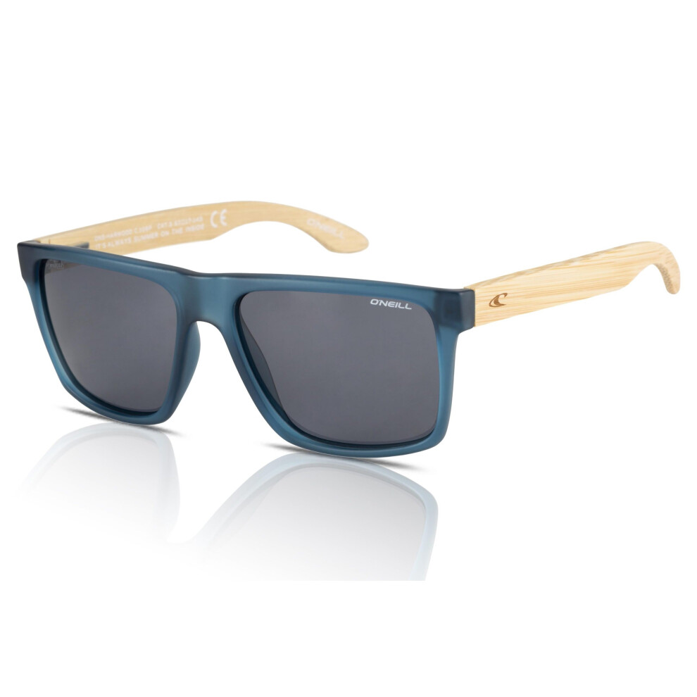 O'Neill Harwood 2.0 Sunglasses 105P Dark Blue Crystal/Bamboo/Polarised Brown