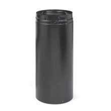 M & G Duravent 46DVA-18B 4 Inch x 6 Inch DirectVent Pro 18 Inch Length Black Pipe .020 Aluminum Inner Wall.26-ga. Galvanized Outer Wall