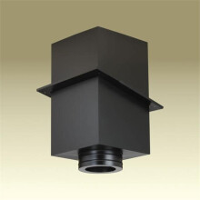 M & G Duravent 6DT-CS24 6 Inch Dura-Vent Duratech Cathedral Ceiling Support Black 24 Inch Tall