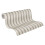 AS Creation (Off White Silver Grey 39109-5) AS Creation Wooden Slats 3D Panel Wallpaper 2